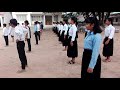Cambodia exercise body in school