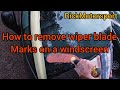 how to remove wiper blade marks, light scratches, pits on windscreen/ glass.