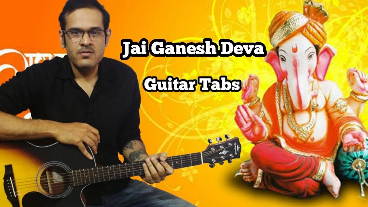 Jai Ganesh DevaGanesh Aarti  Easy Guitar Tabs With Free Backing Track