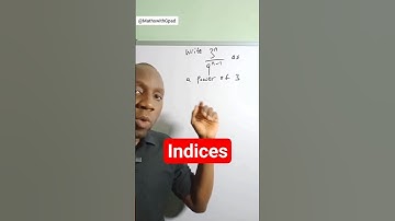 How to solve this GCSE maths question on Indices 😊 #indices #exponent #lawsofindices #SAT #GCSE