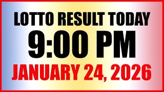 Lotto Result Today 9pm Draw January 24 2026 Swertres Ez2 PCSO