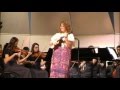 Emily cotten and the flower mound high school concert orchestra somewhere over the rainbow