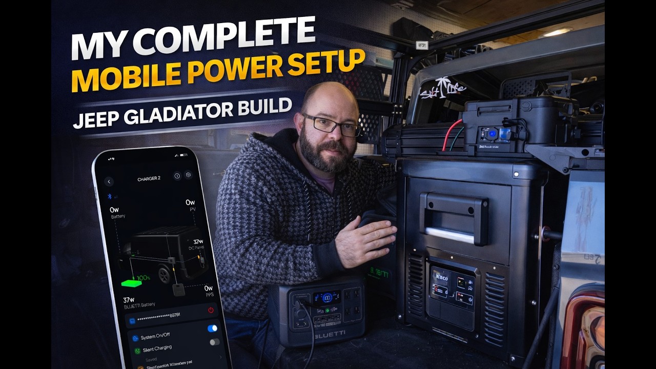 My Ultimate Mobile Power Setup (Bluetti Charger 2 + B300K Build)