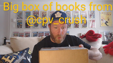 Big box of comics from @cpv_crush on IG
