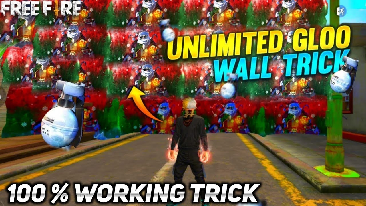 How to use unlimited gloo wall in custom mode |Unlimed gloo wall in garena freefire || 