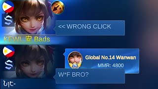 WHEN GLOBAL WANWAN PRANK in SOLO RANK!😂 (I didn't expect this...)