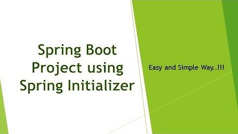 Spring Boot Project Using Spring Initializr || Simple way || Spring Boot ||Tutorial || 3