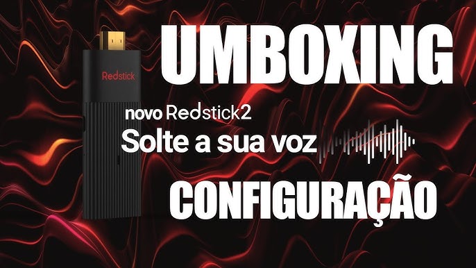 Red Stick 2 4k Redstick - Novo Lançamento Redplay com Comando de