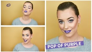 Pop Of Purple | Fun Spring Makeup Look ♡