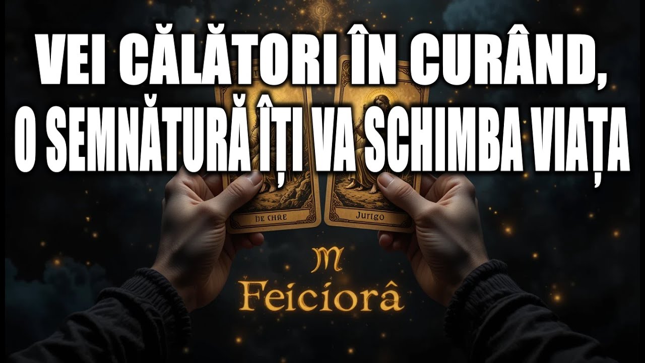 FECIOARĂ♍ CEVA MARE VINE SPRE TINE!VEI CĂLĂTORI ÎN CURÂND, O SEMNĂTURĂ ÎȚI VA SCHIMBA DESTINUL.