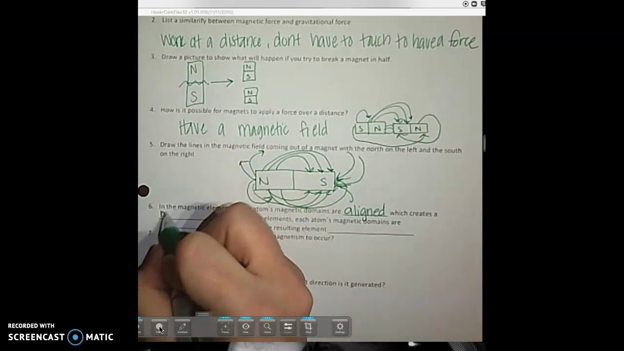 Magnetism Practice Page