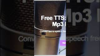 Free Text to MP3 Converter #shorts #tricks screenshot 2