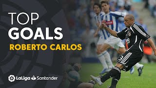 TOP 25 GOALS Roberto Carlos in LaLiga Santander