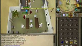 Runescape - 99 Defence Guide Using Guthans.