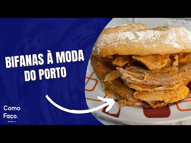 Bifanas à Moda do Porto ❦ Pork Cutlet Sandwich Porto Style