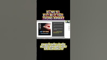 ĐỪNG SỢ ĐẶT MỤC TIÊU TRONG AMWAY #amway #thanhcong #diamond #a70 #fc #fca