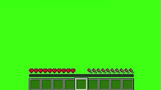 Efeito Chroma Key Hotbar Minecraft