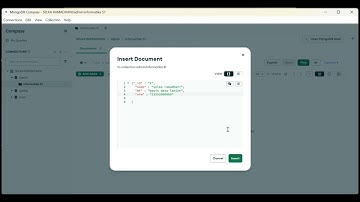 TUTORIAL MENGGUNAKAN APLIKASI MONGODB DENGAN PERINTAH CRUD(creat,read,update dan delete)