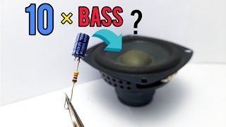 10×BASS with capacitor ?smash woofer youtube subscribe
