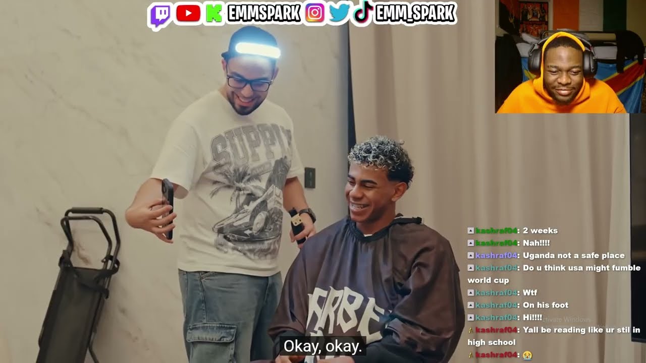 EMMSPARK Reacts To Lamine Yamal In Dubai Vlog *nobody knows him*