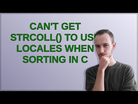 Can't get strcoll() to use locales when sorting in C