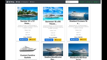 Sail Along E-commerce website