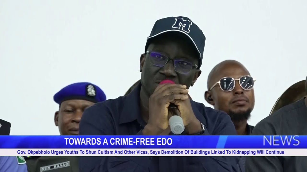 Gov. Okpebholo Urges Youths to Avoid Cultism, Vows Continued Demolition of Kidnap-Linked Buildings