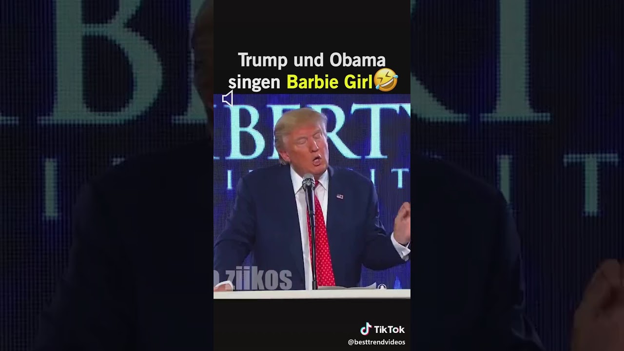 Obama And Trump Sing Barbie Girl