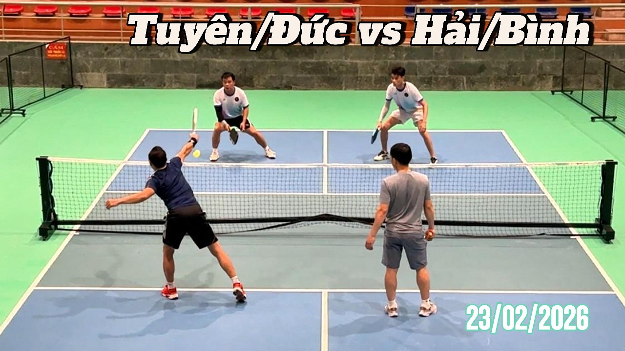 Pickleball Quê Tôi | Tuyên/Đức vs Hải/Bình - Sân Pick NTĐ Xã Hà Trung