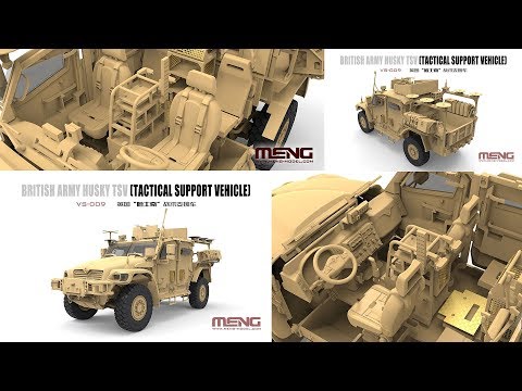 Британский бронеавтомобиль Husky TSV (Tactical Support Vehicle) в масштабе 1:35 от компании Meng