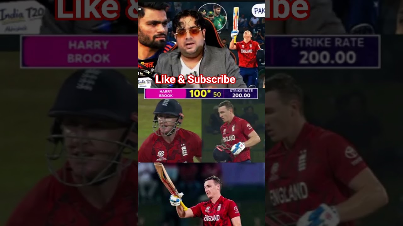 Harry brook 100(50🔥|PAK vs ENG | 