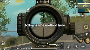 PUBG MOBILE LATEST SCOPE BUG
