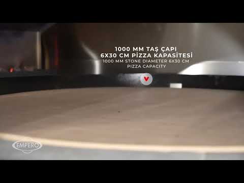 Gazlı ve Odunlu Döner Tabanlı Pizza Fırınları