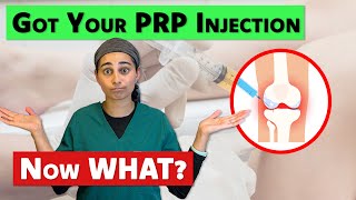 What to do AFTER Your Platelet Rich Plasma (PRP) Injection | Watch This!