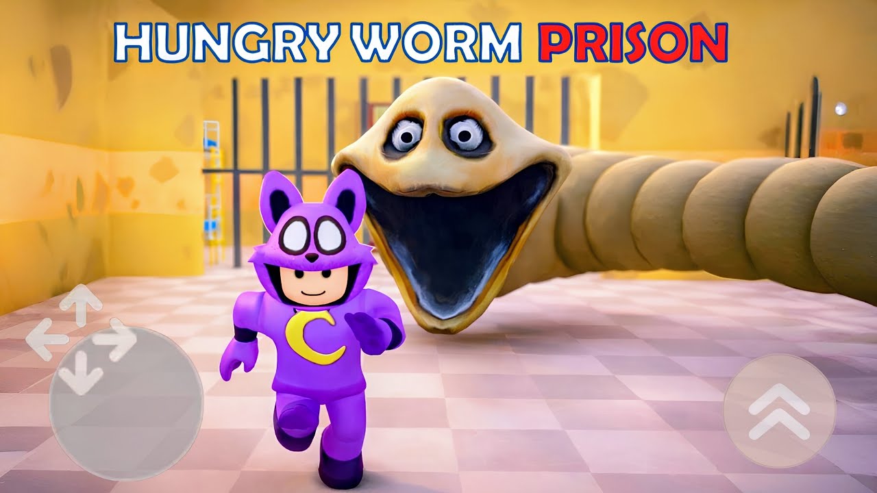 Hungry Worm Prison Escape Obby - Full Gameplay Walkthrough Part 4 (Android, iOS)