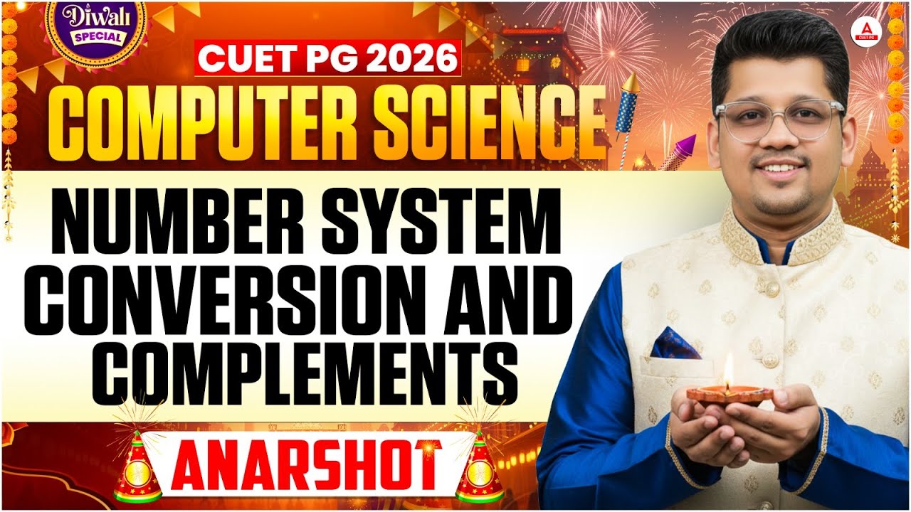 CUET PG 2026 MCA | NUMBER SYSTEM CONVERSION & COMPLEMENTS, | NIMCET ...