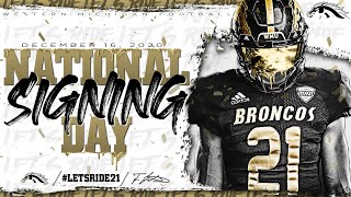 WMU Football 2020 Signing Day Press Conference