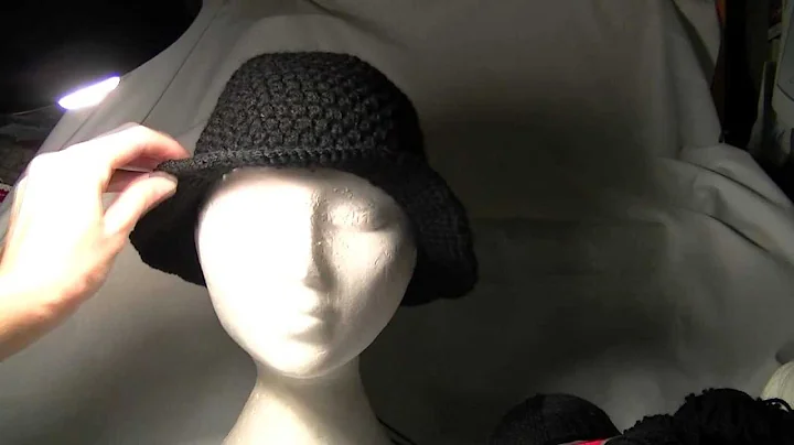 Unique Crochet Hat Design with Turned Up Brim