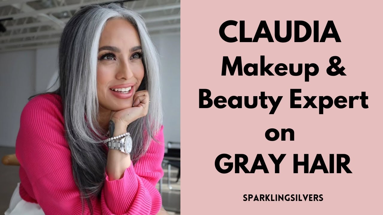 Claudia Fabian Makeup and Beauty Expert on Gray Hair | SPARKLINGSILVERS