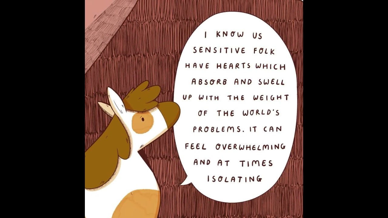 This is for everybody who thinks they are “too sensitive”. 🌷 #voiceactor #narrator #comicstrip