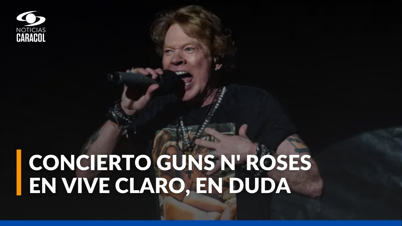 ¿Qué pasará con el concierto de Guns N' Roses en el Vive Claro de la ciudad de Bogotá?