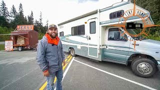 A Man, His Dog & RV ~ Making A Living On The Road In His Motorhome Selling Jerky