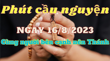 Phút Cầu Nguyện, Thứ Tư 16/08/2023: Cùng người bên cạnh nên Thánh