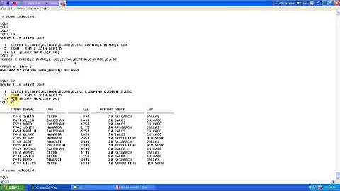 Displaying data from Multiple Tables using PL SQL