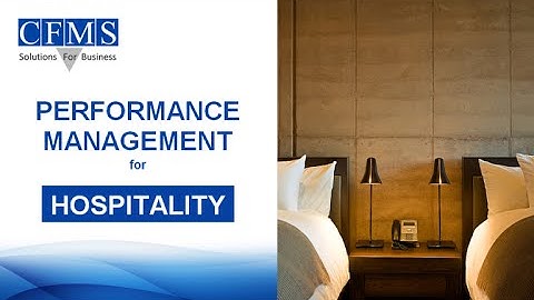 CFMS Performance Management for Hospitality (Demo)