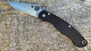 Spyderco Military 2 Sprint Run Carbon Fiber CPM-S90V C36CFP2 #youtube #spyderco #military2 #video