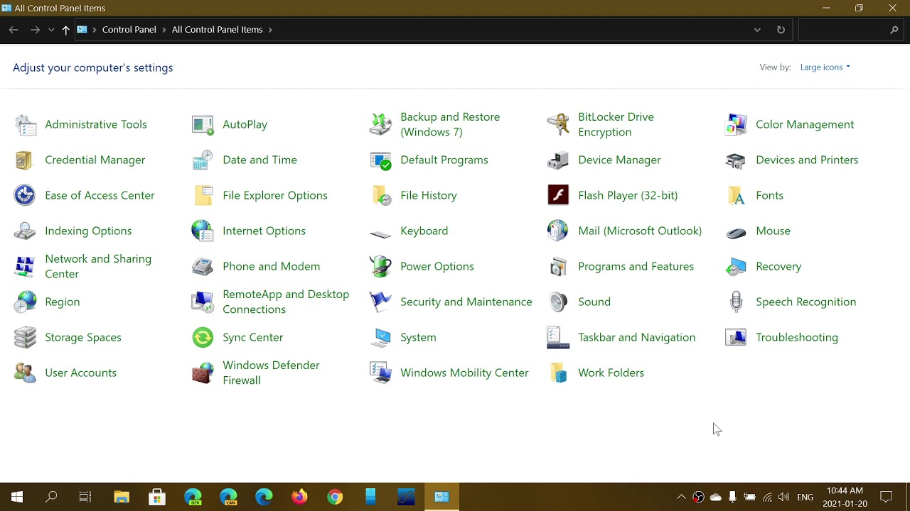 WHY is flash player in the control panel Part 2 January 20th 2021 - YouTube