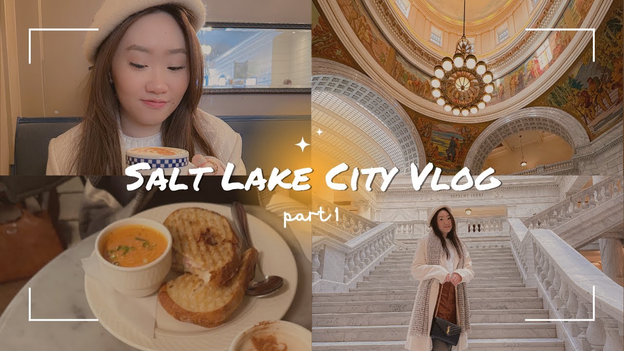 🏔 Salt Lake City Vlog Part 1! | Chinatown, Utah State Capitol, & Shopping