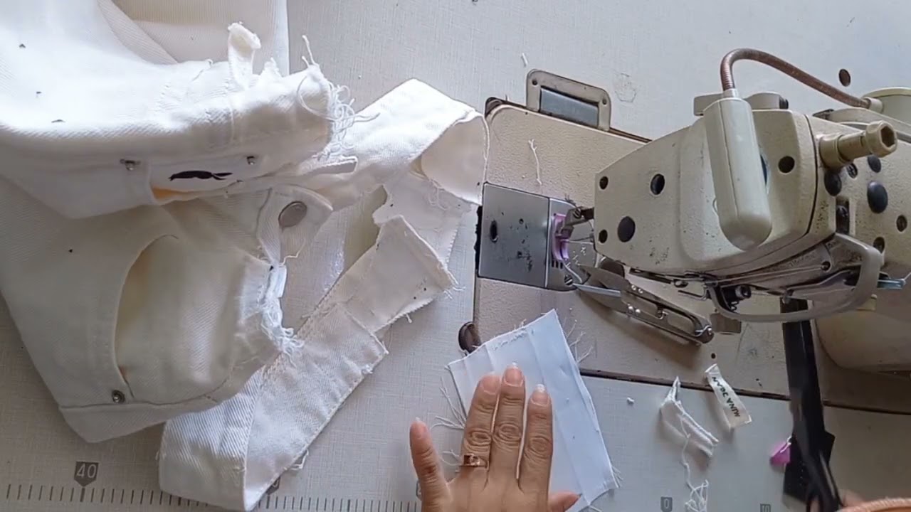 Cách nới eo quần jean bị chật