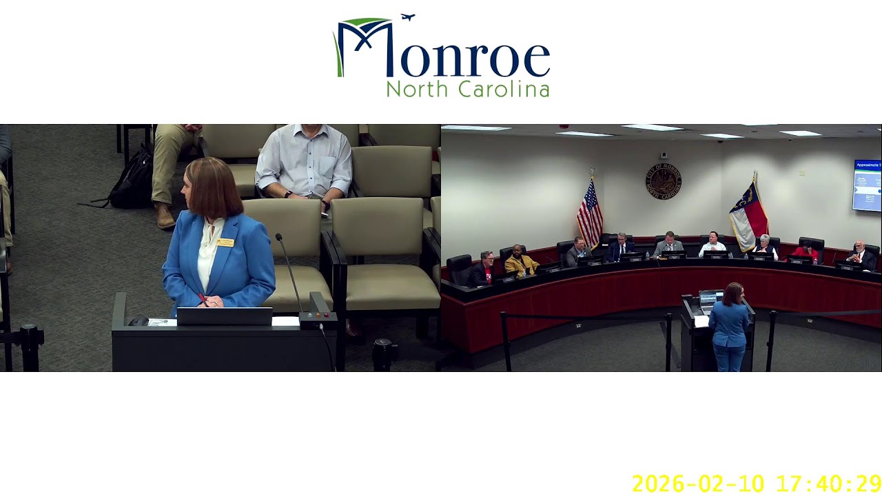 City Council Strategic Meeting of February 10, 2026 | City of Monroe, NC